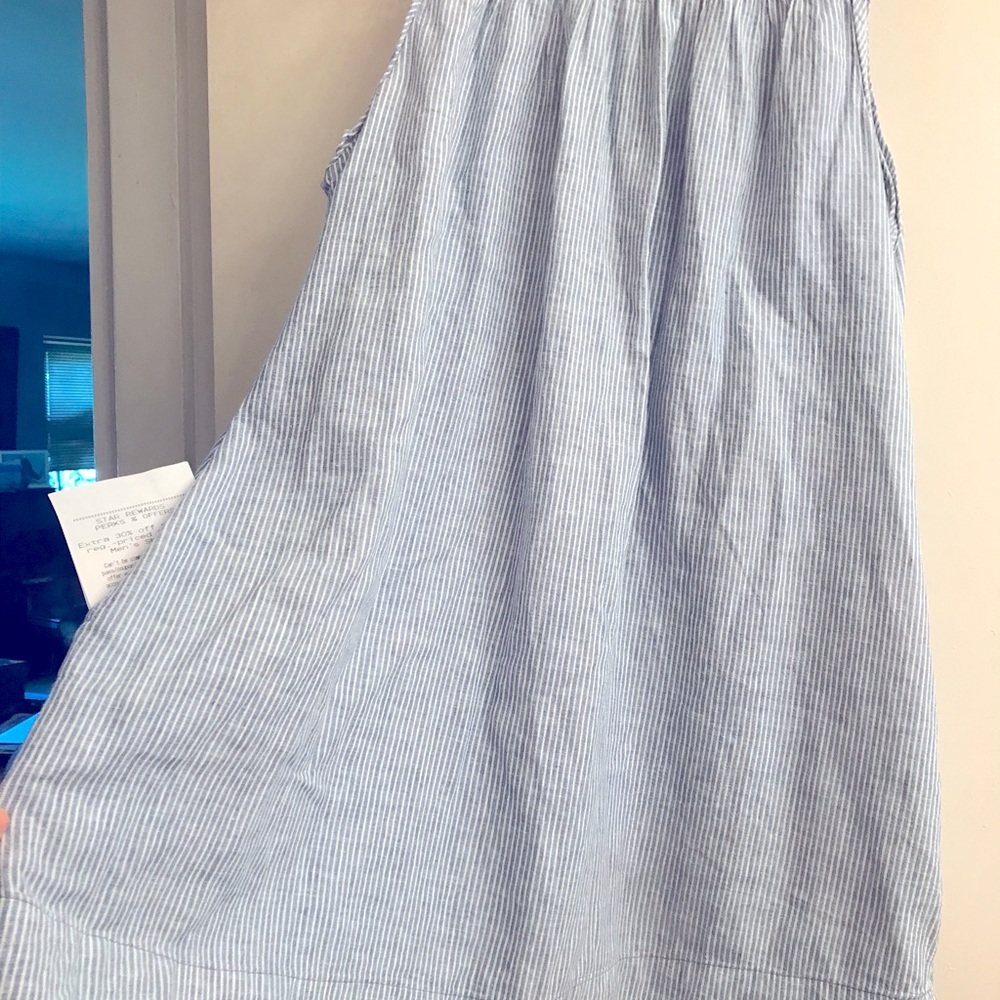 Blue & White Striped tunic/dress - Picture 3 of 6